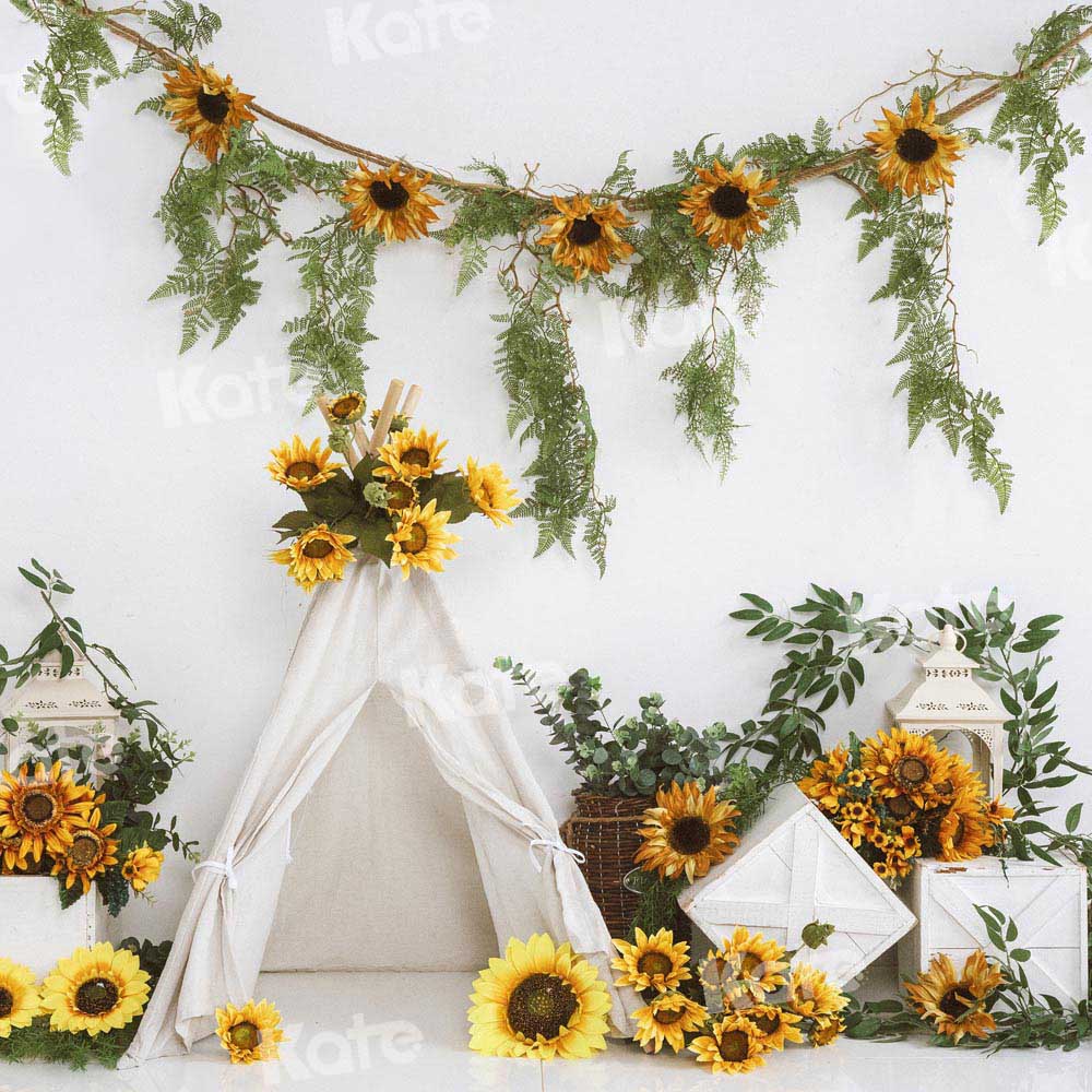 RTS Kate Sunflower Backdrop Tent Camping Boho Designed by Emetselch