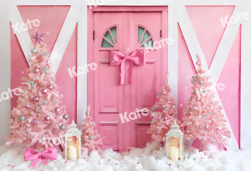 Kate Pink Christmas Backdrop Princess Barn Designed by Emetselch (Clearance US only)