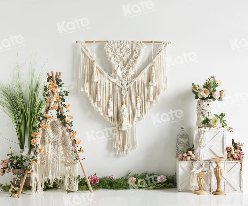 RTS Kate Spring Boho Flower Tent Backdrop Designed by Emetselch