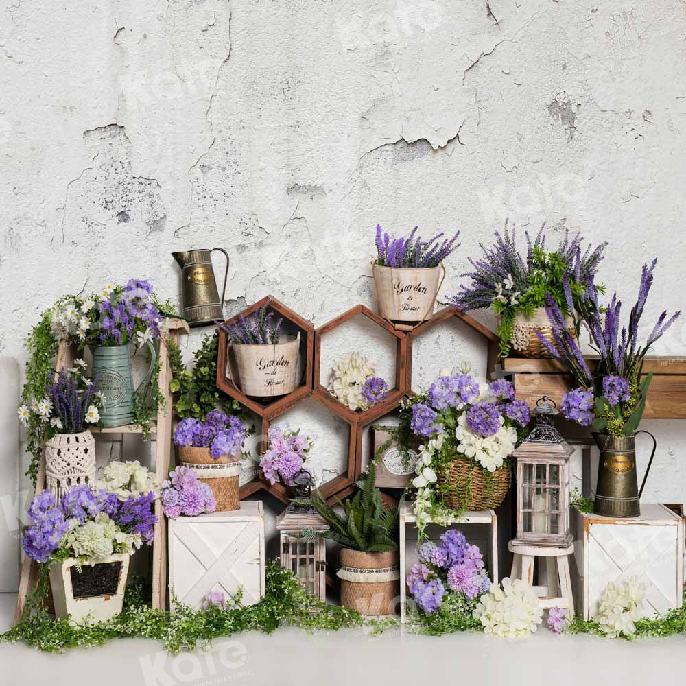 RTS Kate Spring Lavender Old Wall Backdrop Designed by Emetselch