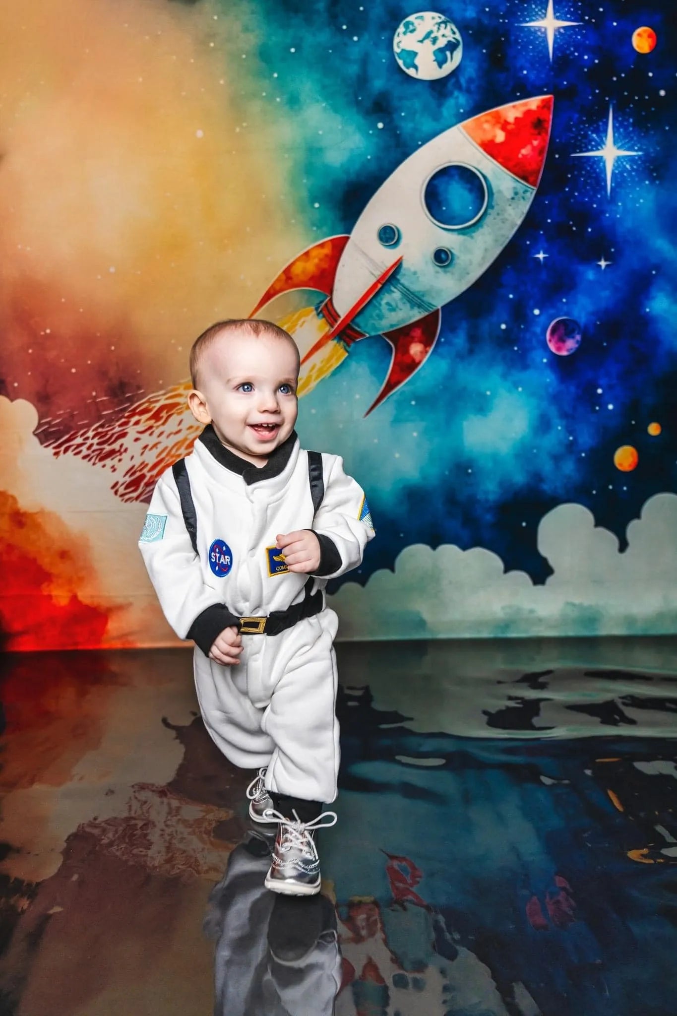 RTS Kate Space Mission Boy Backdrop Designed by Patty Robert