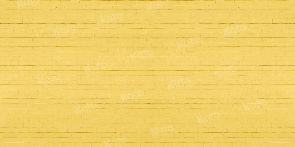 RTS Kate Yellow Brick Wall Backdrop Designed by Chain Photography