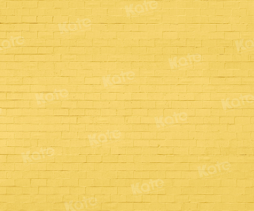 RTS Kate Yellow Brick Wall Backdrop Designed by Chain Photography