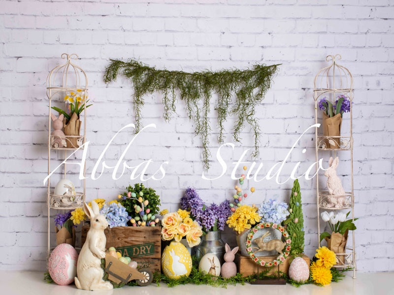 RTS Kate Easter Brick Wall Backdrop Designed by Abbas Studio