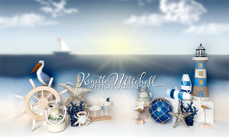 RTS Kate Summer Cape Side by the Sea Backdrop Designed By Krystle Mitchell Photography