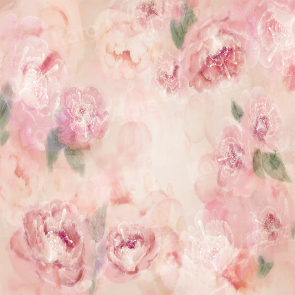 RTS Kate Pink Fine Art Big Blooming Floral Backdrop Designed by GQ