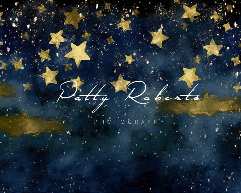Kate Starry Night Star Cake Smash Baby Independence Day Backdrop Designed by Patty Robert