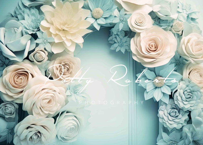 Kate Pastel Petals and Posies Floral Birthday Wedding Backdrop Designed by  Patty Robert