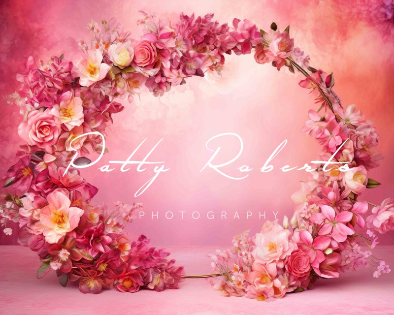 Kate Painterly Blooming Beauty Fine Art Floral Backdrop Designed by Patty Robert
