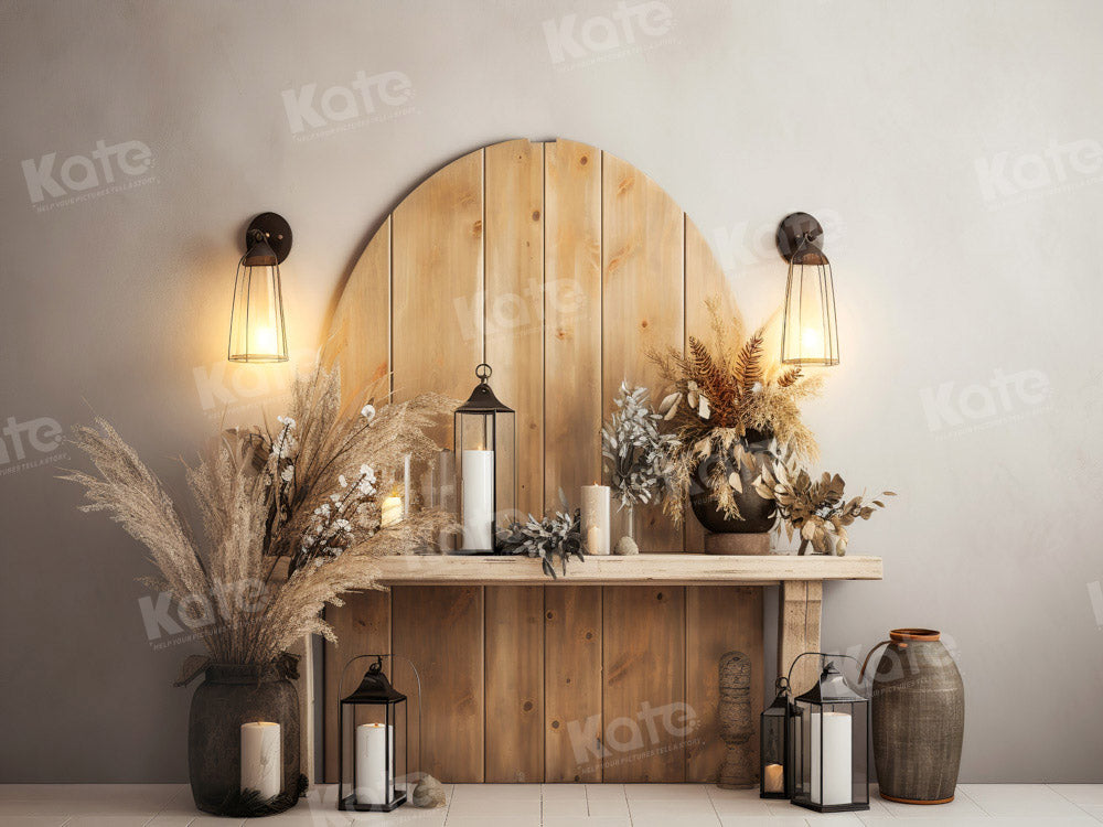Kate Boho Wooden Table Backdrop Designed by Chain Photography