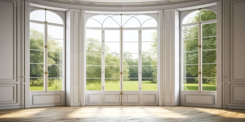 Elegant Classic Arch Window Backdrop