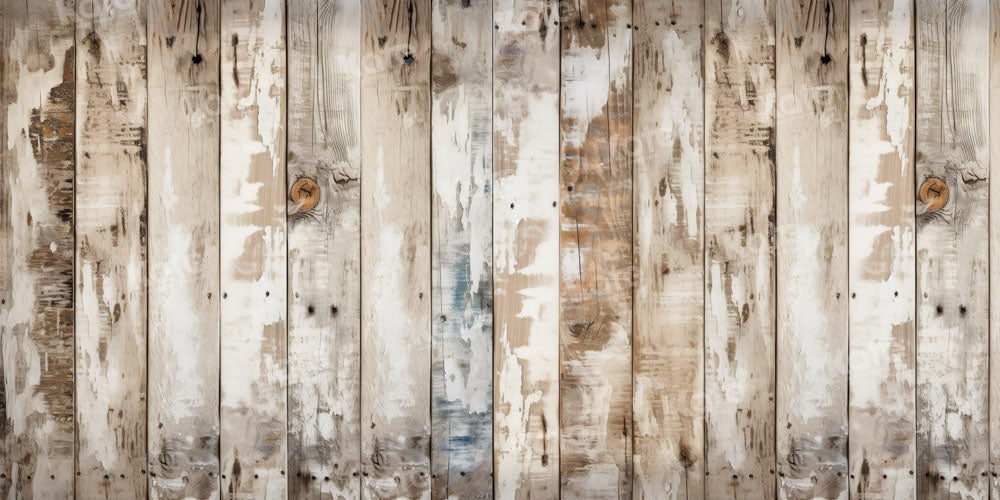 Kate Retro Old Shabby Wood Floor Backdrop Designed by Kate Image