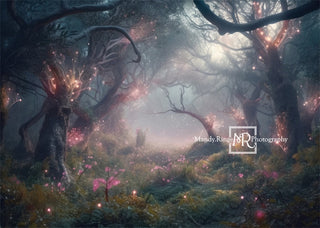 Kate Enchanted Fairy Forest Summer Fantasy Printed Backdrop Designed by Mandy Ringe Photography