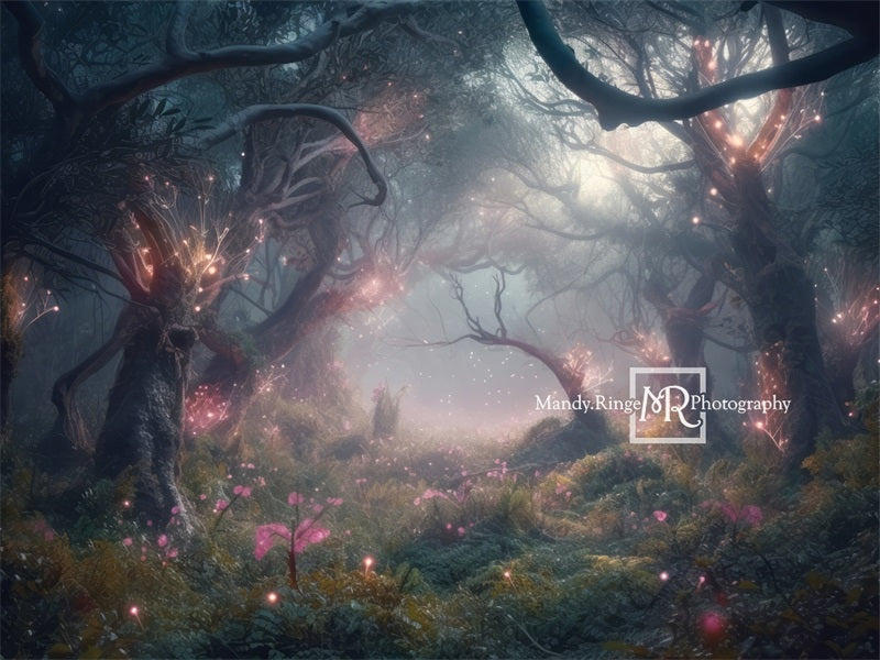 Kate Enchanted Fairy Forest Summer Fantasy Backdrop Designed by Mandy Ringe Photography
