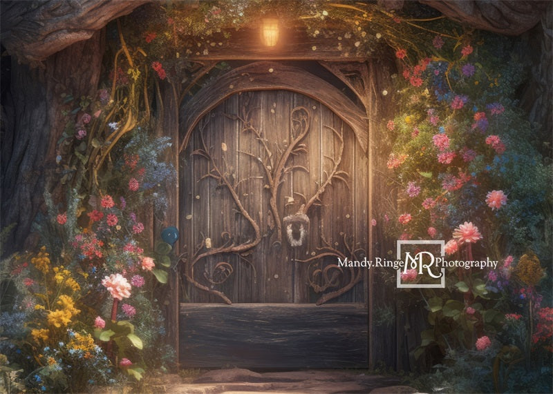 Kate Enchanted Fairy Tree House Backdrop Designed by Mandy Ringe Photography