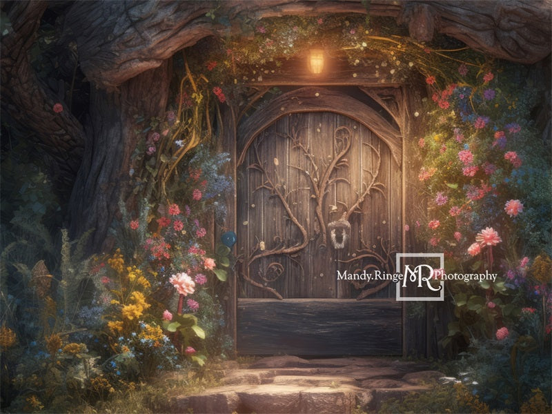 Kate Enchanted Fairy Tree House Backdrop Designed by Mandy Ringe Photography