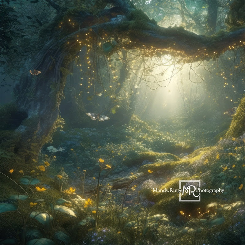 Kate Enchanted Summer Fairy Forest Backdrop Designed by Mandy Ringe Photography