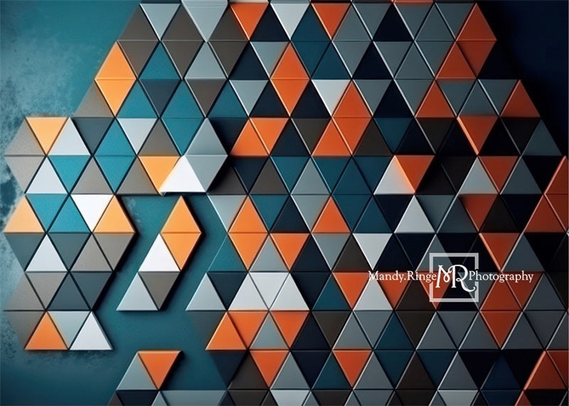 Triangular Geometric Wall Panel Modern Geometric Triangular Wall Panels