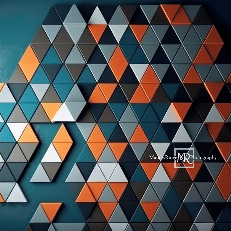 Kate Modern Triangle Wall Art Backdrop Designed by Mandy Ringe Photography
