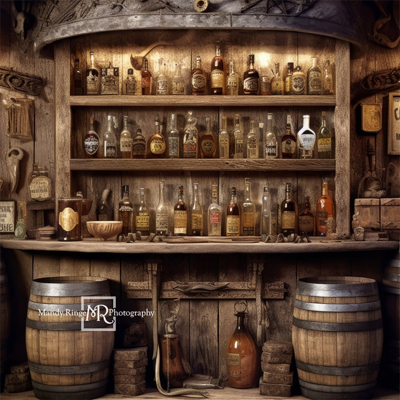 Kate Old Western Saloon Wall Backdrop Designed by Mandy Ringe Photography
