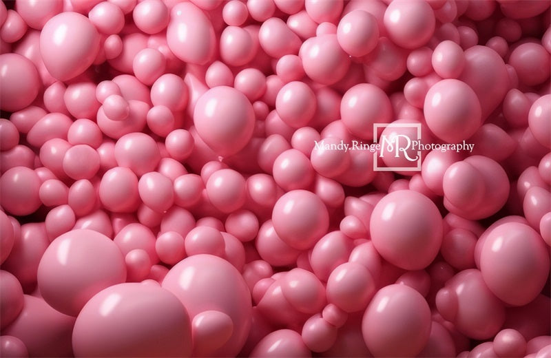 Kate Pink Balloon Wall Backdrop Designed by Mandy Ringe Photography