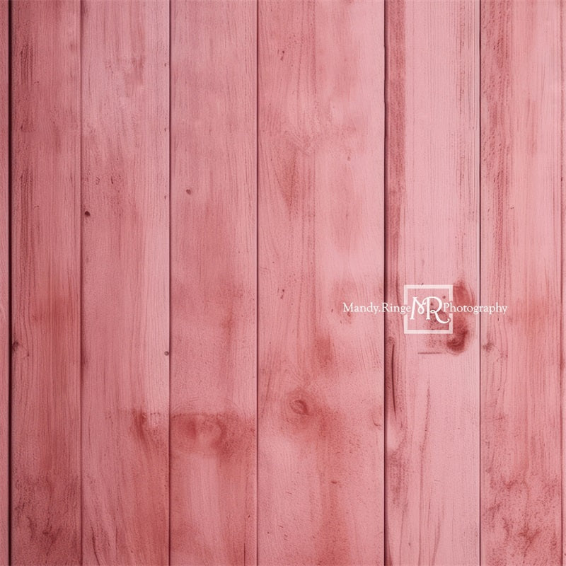 Kate Pink Doll Wood Floor Backdrop Designed by Mandy Ringe Photography