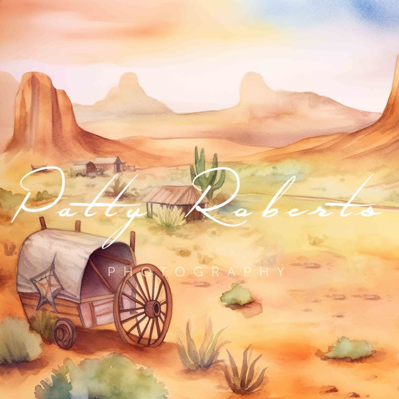 Kate Summer Wild West Adventure Backdrop Designed by Patty Robert