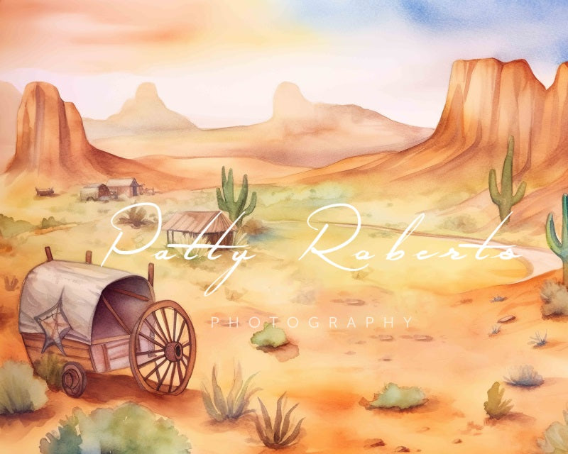 Kate Summer Wild West Adventure Backdrop Designed by Patty Robert