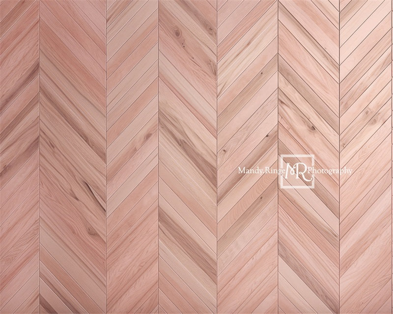 Kate Pink Herringbone Floor Backdrop Designed by Mandy Ringe Photography