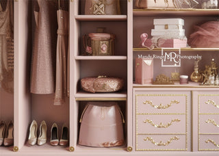 Kate Princess Dress Up Closet Printed Backdrop Designed by Mandy Ringe Photography