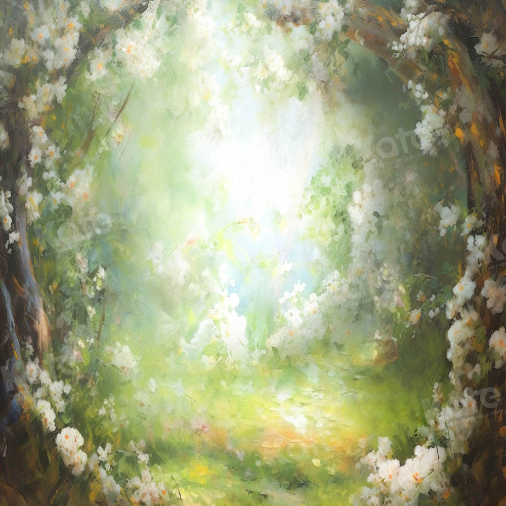 Kate Fine Art Fantasy Floral Arch Spring/Summer Backdrop Designed by GQ