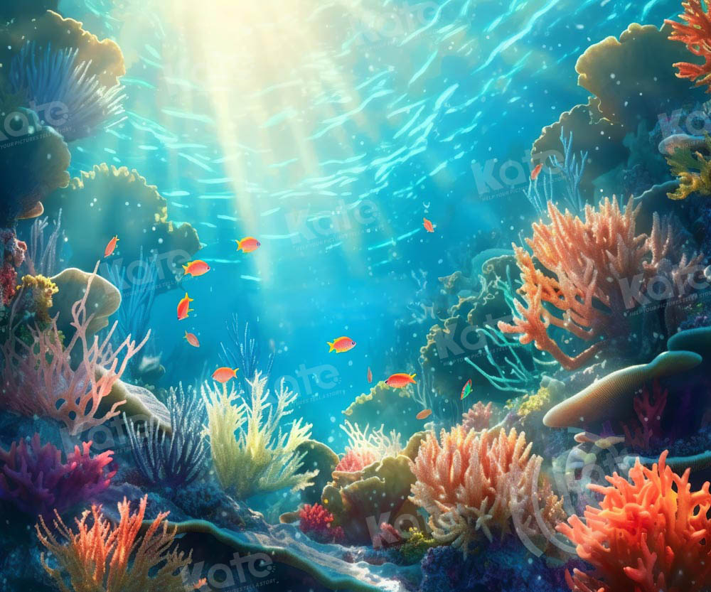 Kate Summer Sea Underwater World Backdrop Designed by Chain Photography