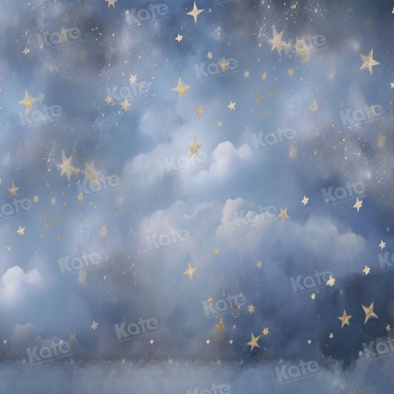 Kate Summer Blue Dream Night Star Sky Backdrop for Photography