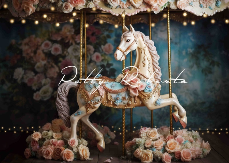 Kate Festive Horse Backdrop Designed by Patty Robert