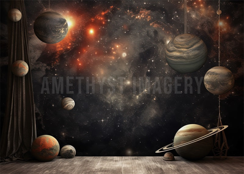 Kate Planetary Stage Backdrop Designed by Angela Miller