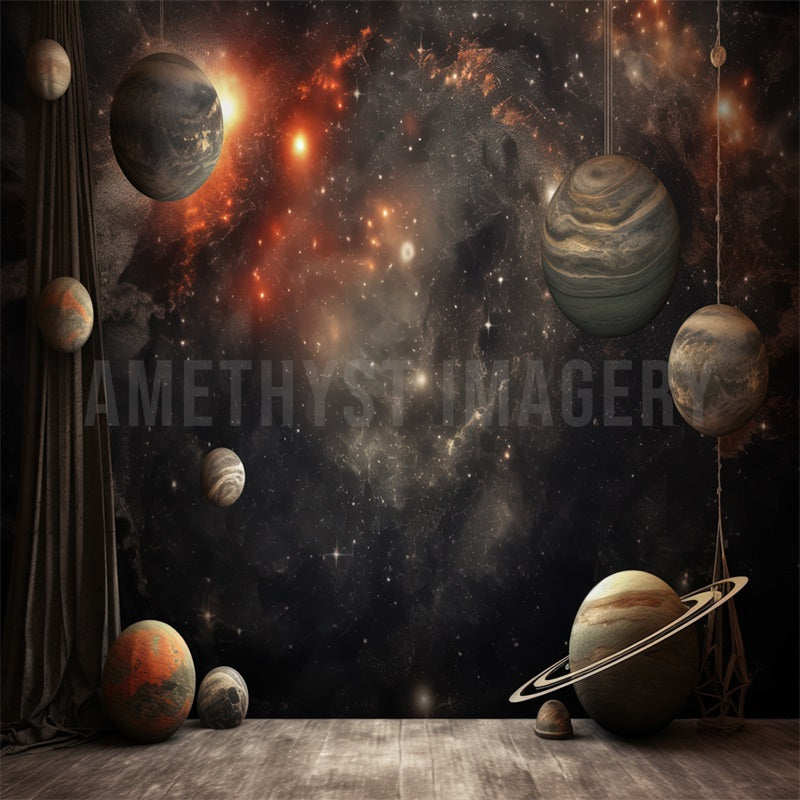 Kate Planetary Stage Backdrop Designed by Angela Miller