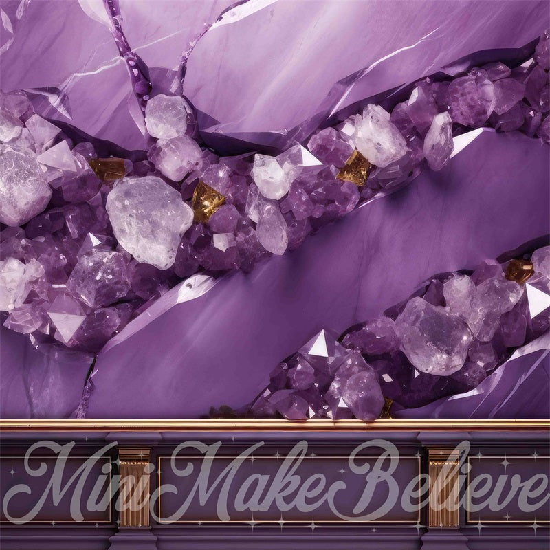 Kate Amethyst Wall Purple Backdrop Designed by Mini MakeBelieve