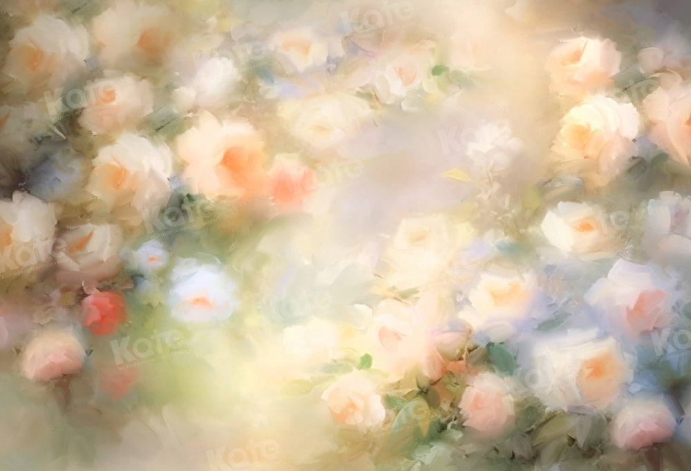 Kate Bokeh Fine Art Floral Backdrop Designed by Chain Photography