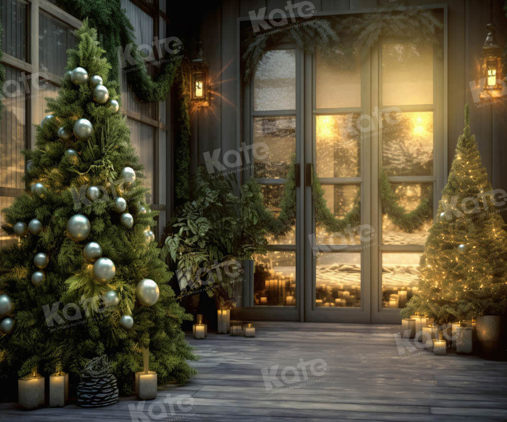 RTS Kate Christmas Tree in Room Window Candle Backdrop Designed by Chain Photography