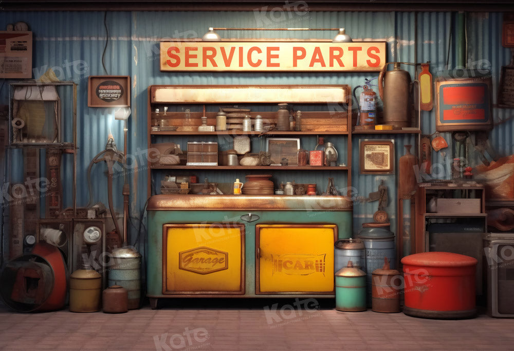 Kate Service Parts Tool Backdrop Designed by Chain Photography