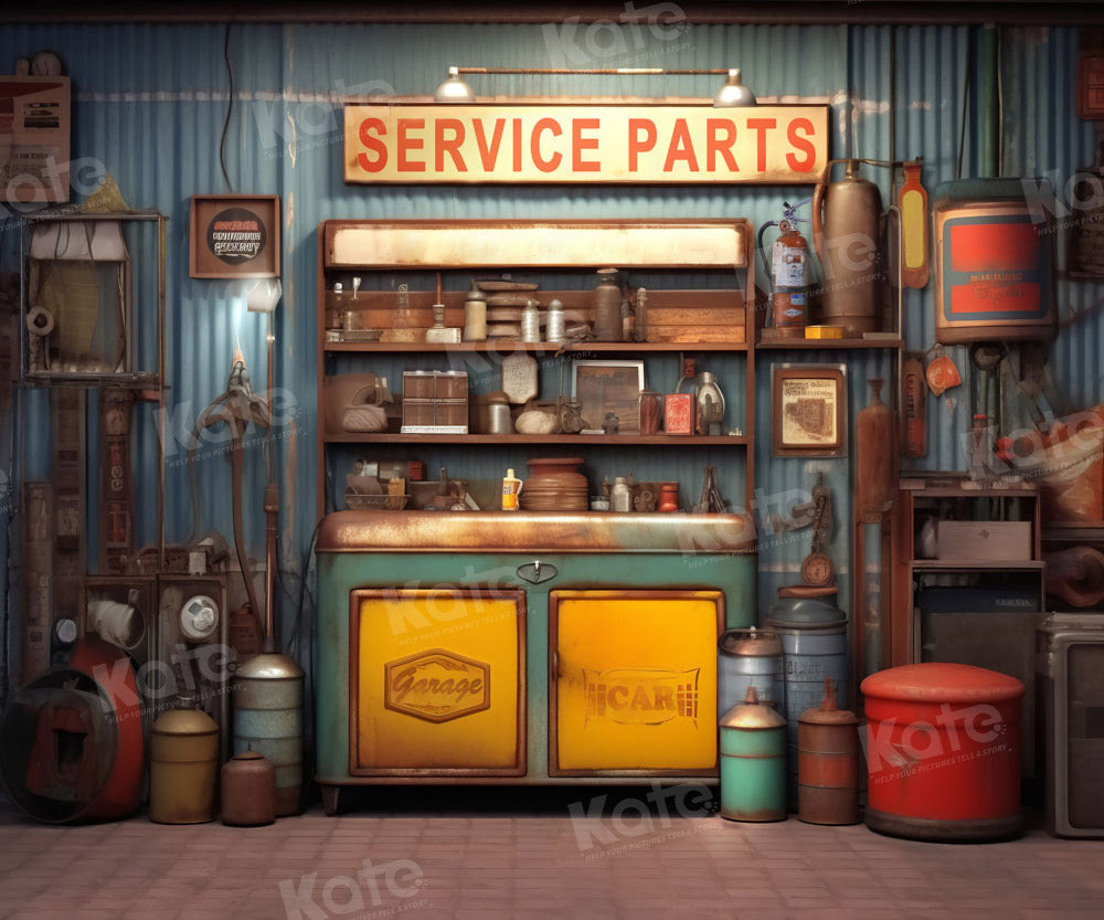 Kate Service Parts Tool Backdrop Designed by Chain Photography