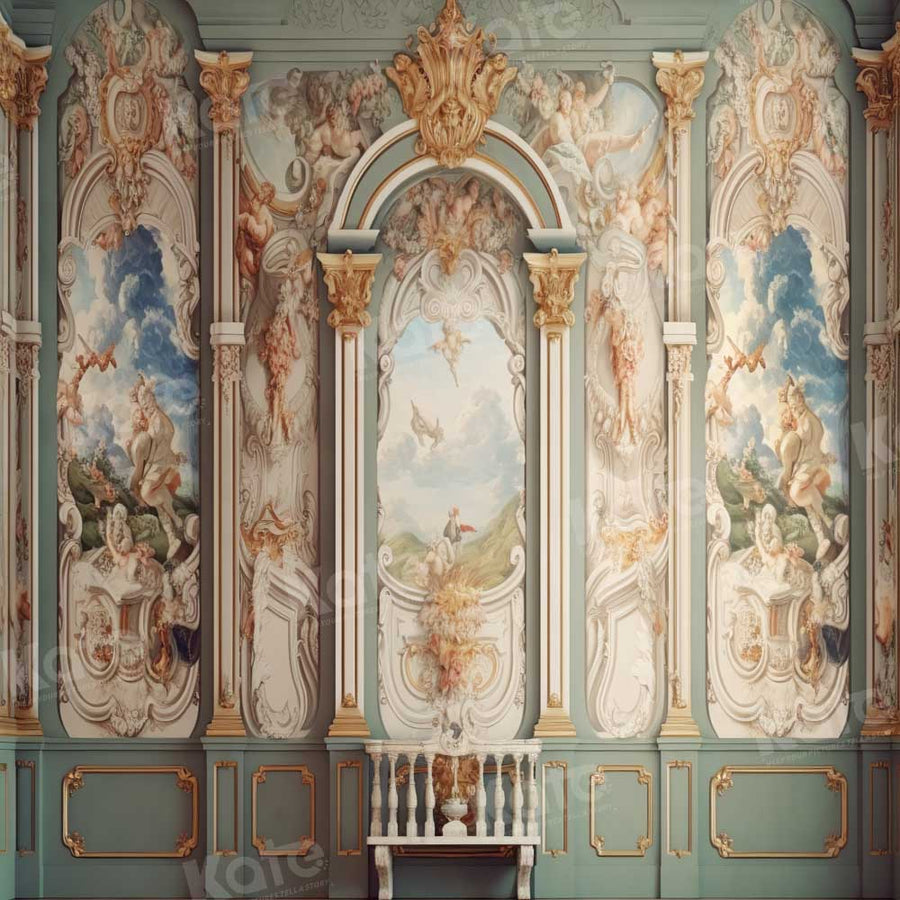 Elegant Baroque Angelic Wall Mural