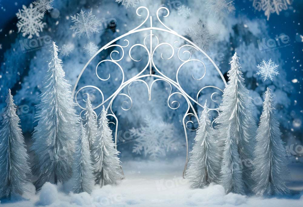 Kate Winter Wonderland Arch Backdrop Designed by Chain Photography