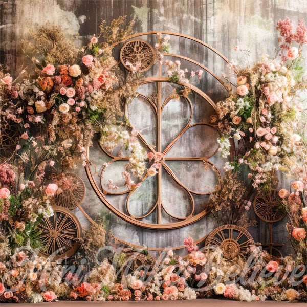 Kate Boho Valentine Spring Wedding Floral Interior Backdrop Designed by Mini MakeBelieve