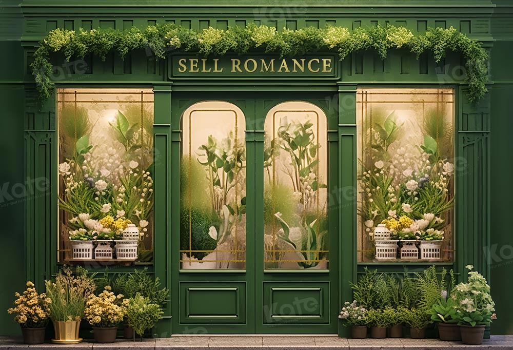 Kate Green Plant Store Romance Backdrop Designed by Chain Photography