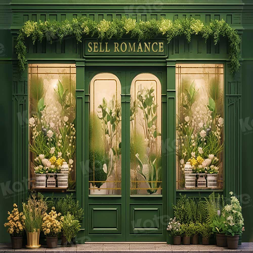 Kate Green Plant Store Romance Backdrop Designed by Chain Photography