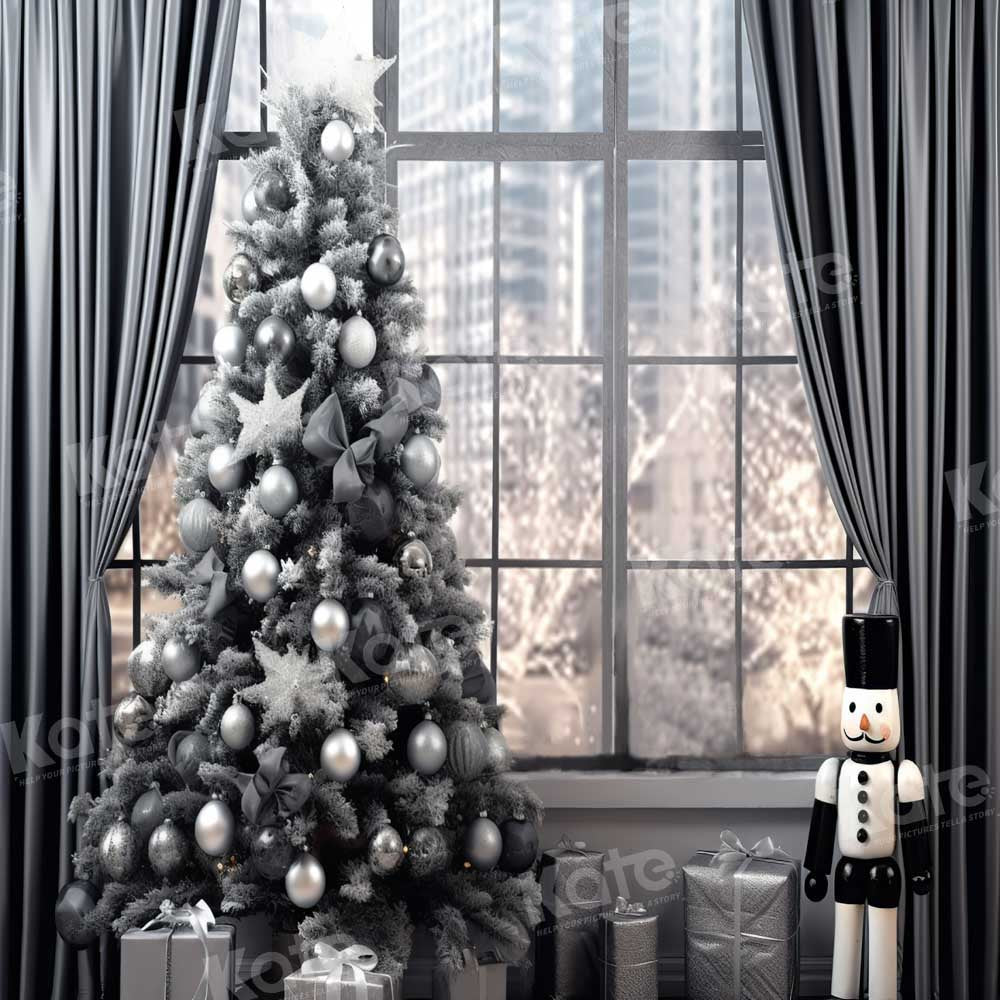 Kate Christmas Tree Outwindow City Backdrop Designed by Emetselch
