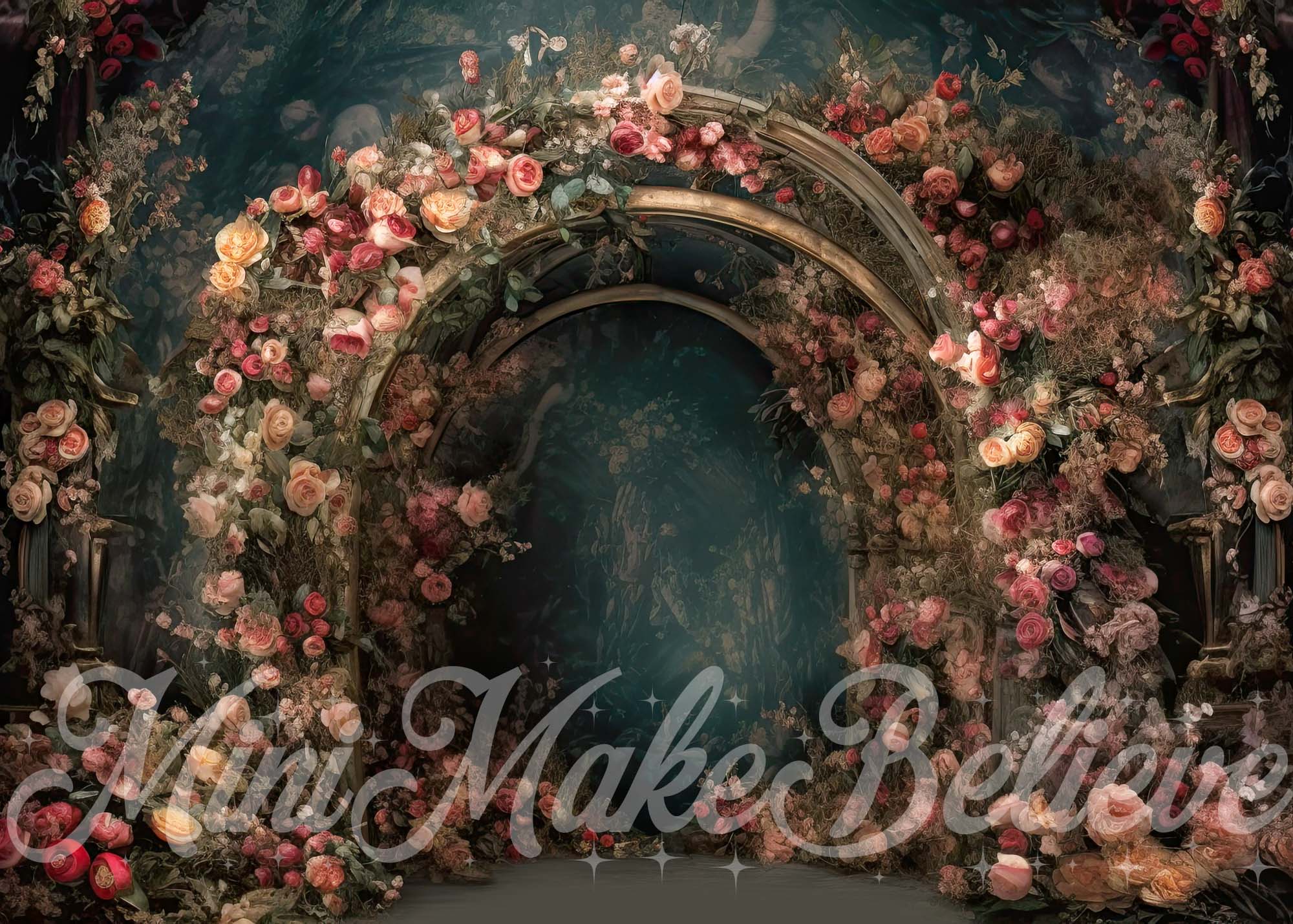 Kate Fine Art Luxury Floral Arch Backdrop Designed by Mini MakeBelieve