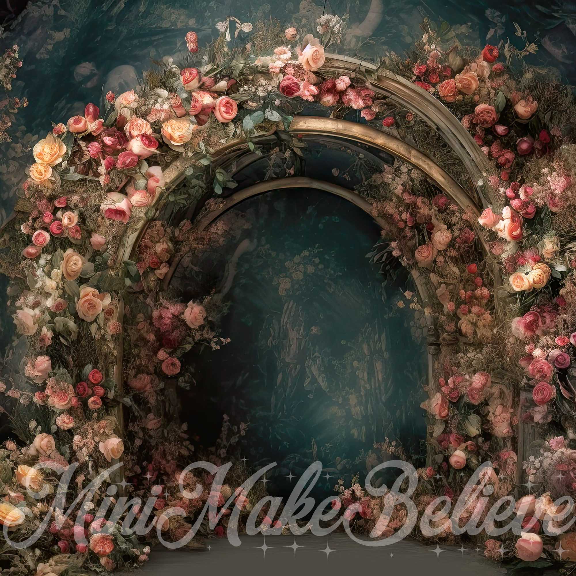 Kate Fine Art Luxury Floral Arch Backdrop Designed by Mini MakeBelieve