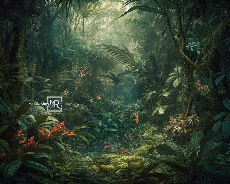 Kate Tropical Jungle Scene Backdrop Designed by Mandy Ringe Photography